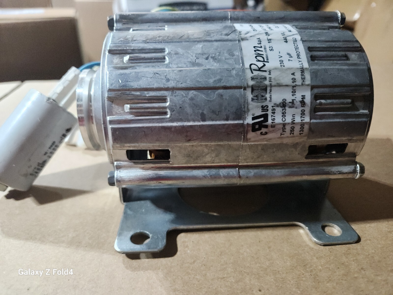 62148 99503 2710-010 C040801 E167491 Concordia water pump motor 1380/1670 RPM