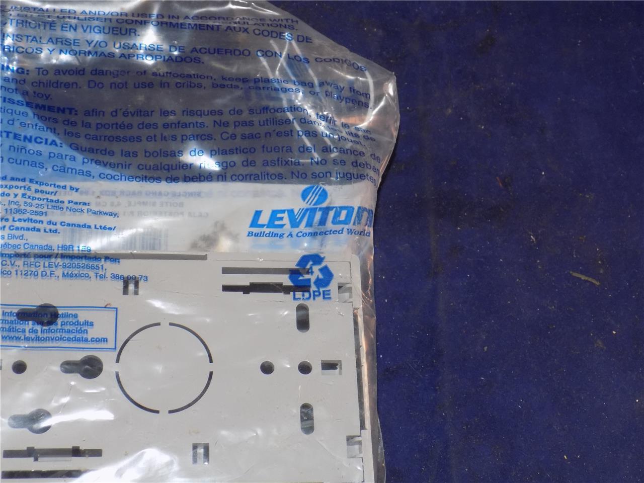 Leviton 42777-1GA 1.89" Single Gang Back Box
