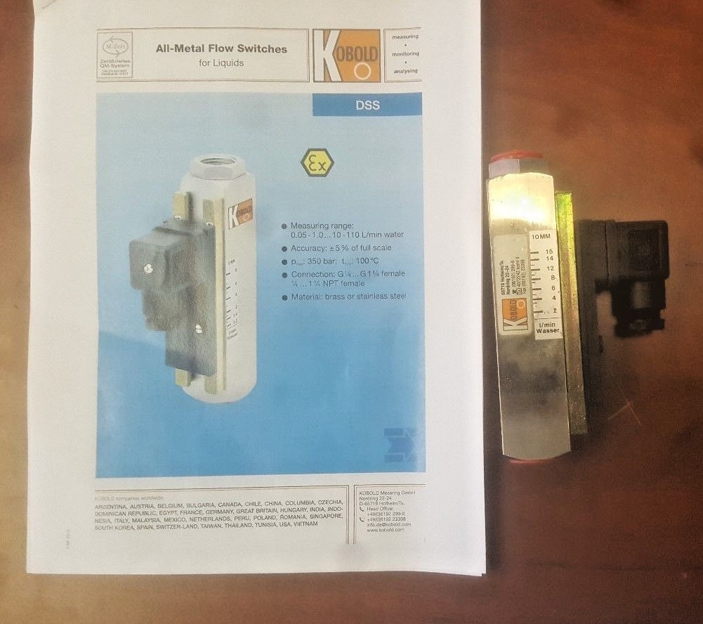 Kobold DSS All Metal Flow Switch | DSS-1211HROR15 | #4136