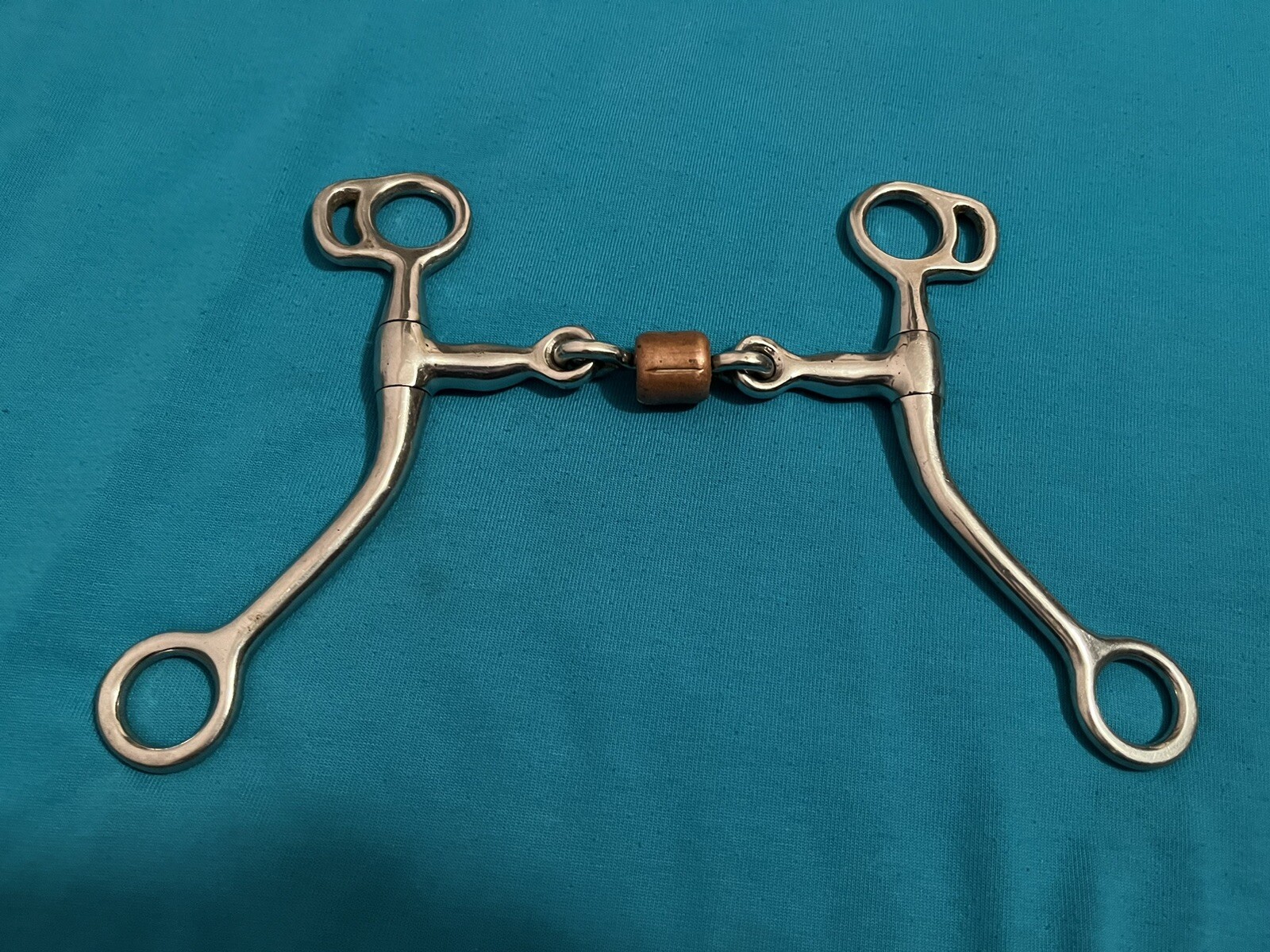 Tom Thumb 5” Western Bit With Copper Roller 3 Piece Bit