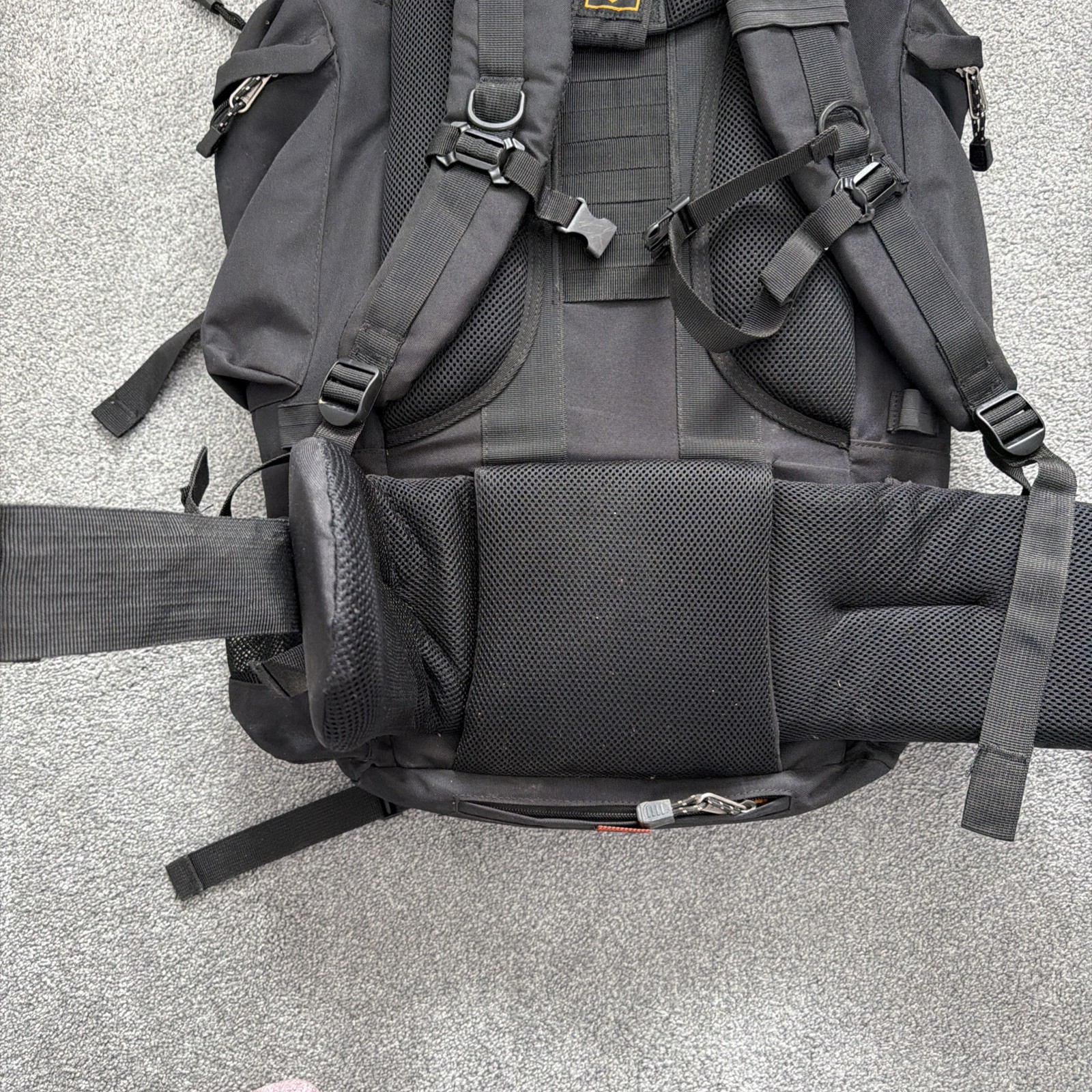 Amazon Hiking Backpack Camping Internal Frame with Rainfly Basics Green 65 L
