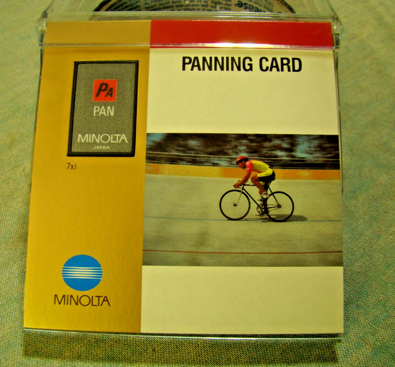 Minolta Maxxum Creative PANNING Card Old Stock, Vtg Camera