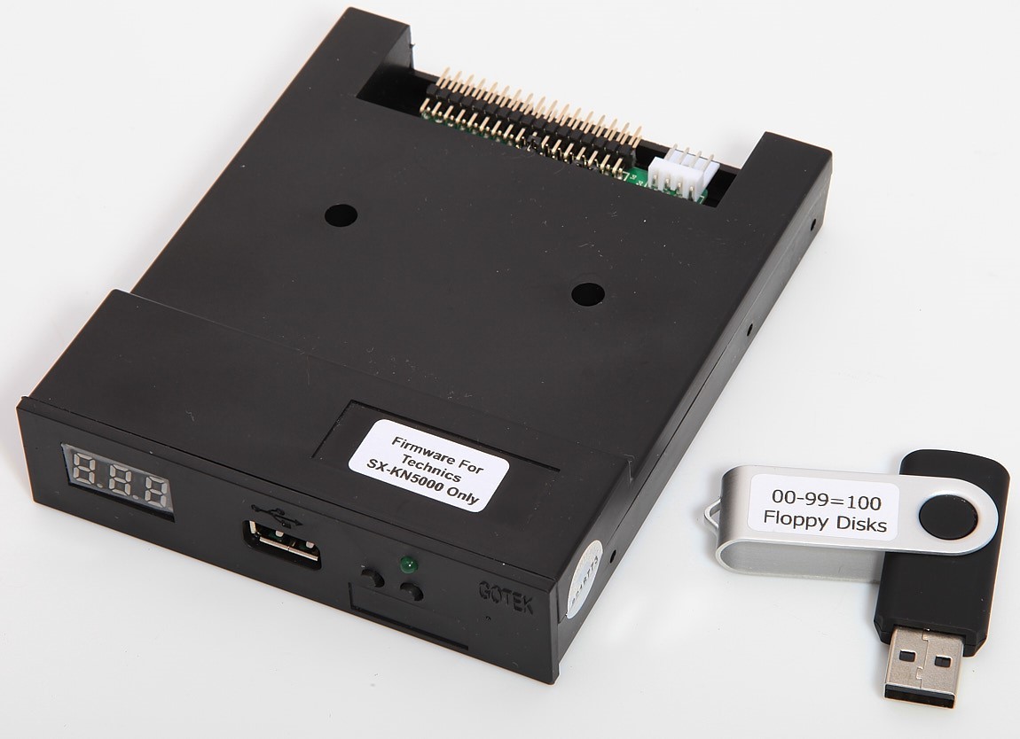New Floppy Drive USB Emulator For Technics SX KN-5000 Synthesizer Music Keyboard