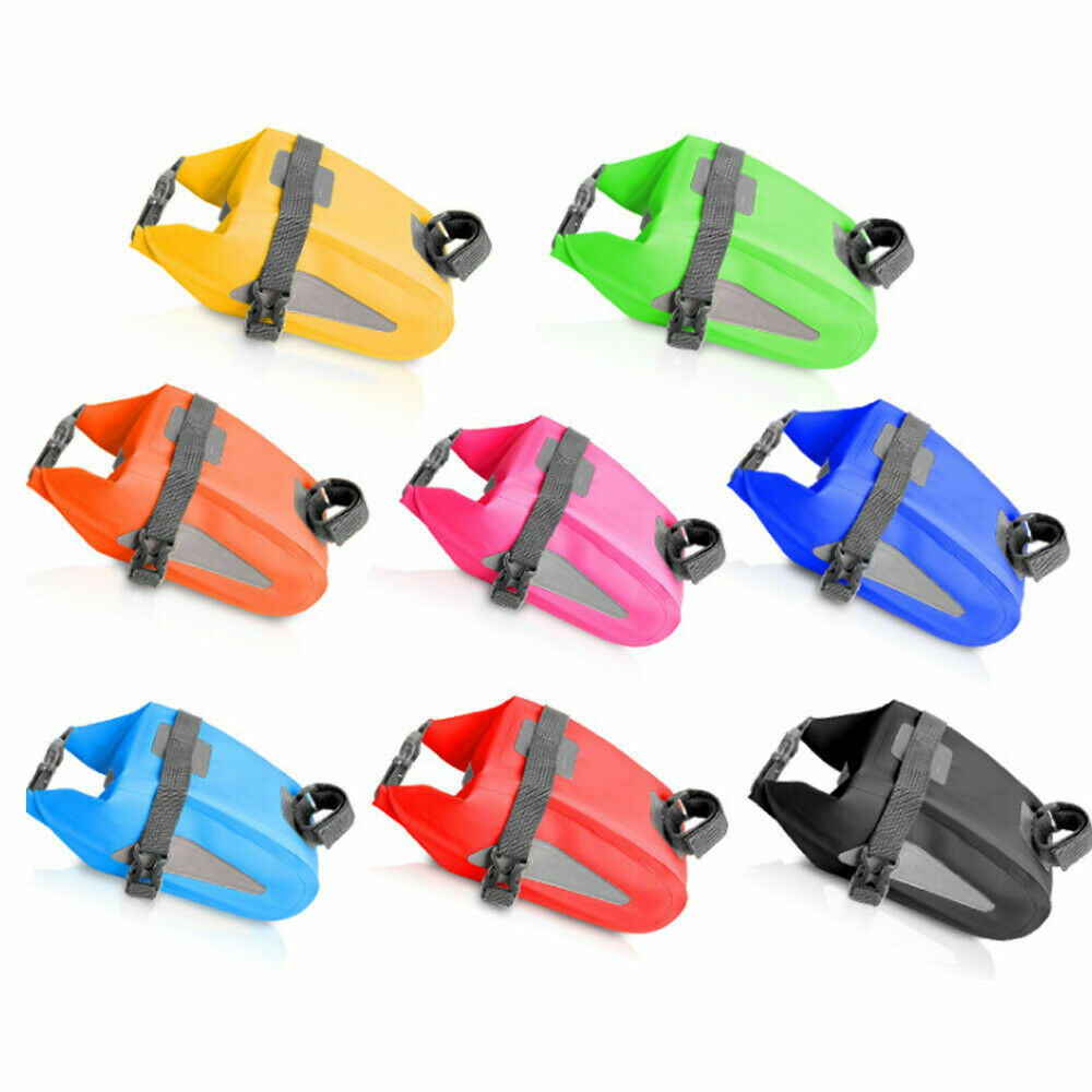 Waterproof Cycling Saddle Bag Bike Seat Pack Pouch Bicycle Tail Rear Storage NEW