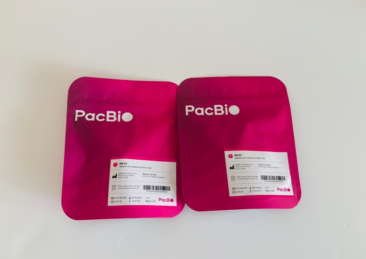 Lof of 2 PacBio SRE Kit for Depletion/Size Selection of DNA ( 25 kb)
