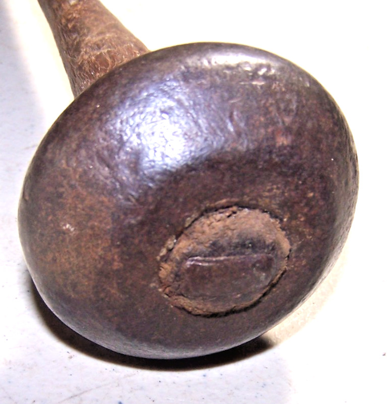 Antique Macadamizing Knapping Napping Hammer ( all original )Pre Civil War Era )
