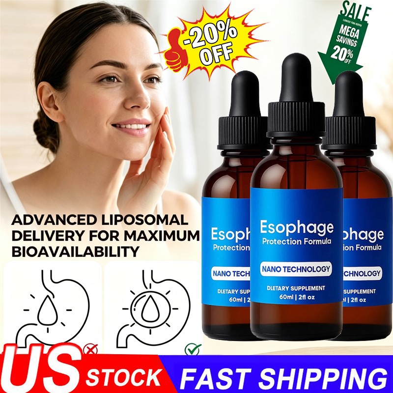Nano Powered Esophageal Drops 60ML Stomach Digestive Support Drops 2oz