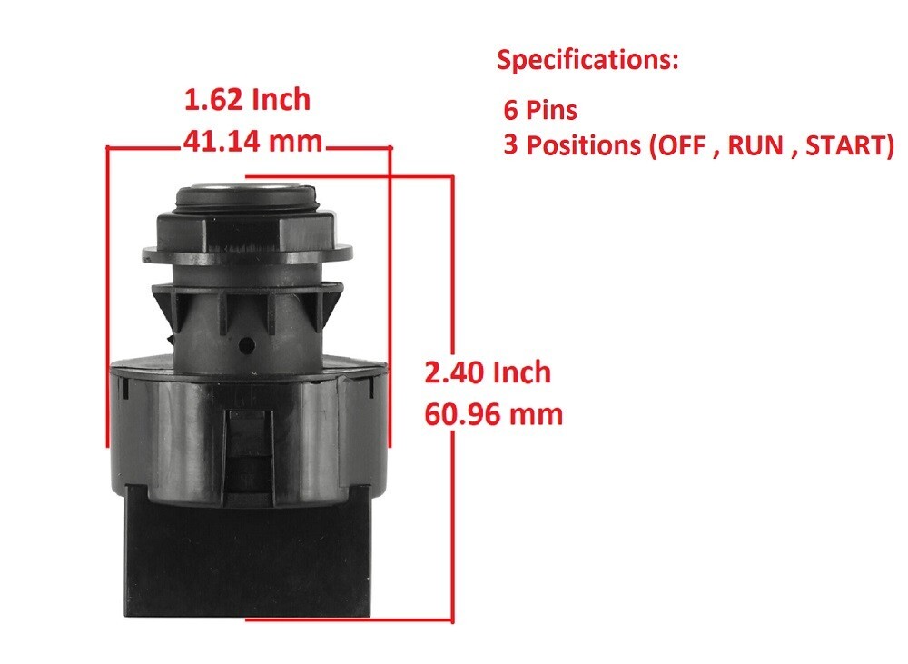 Ignition Key Switch for Polaris Scrambler XP 1000 4x4 2014-2018 Ignition Switch