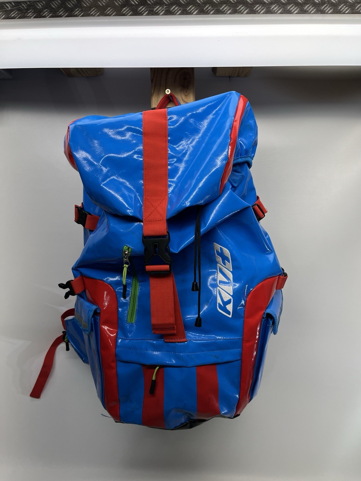 KV+ Hiking Backpack Blue Waterproof Nylon Camping