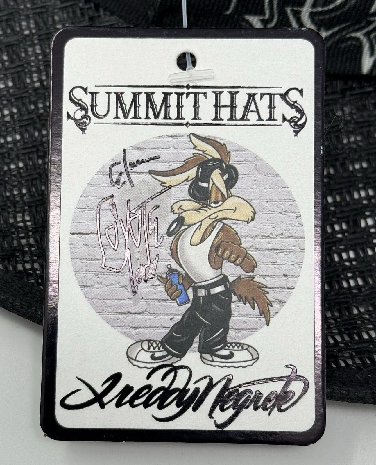 Freddy Negrete x Big Sleeps La Vida Loca Lowrider Hat Black & Grey Summit Hats