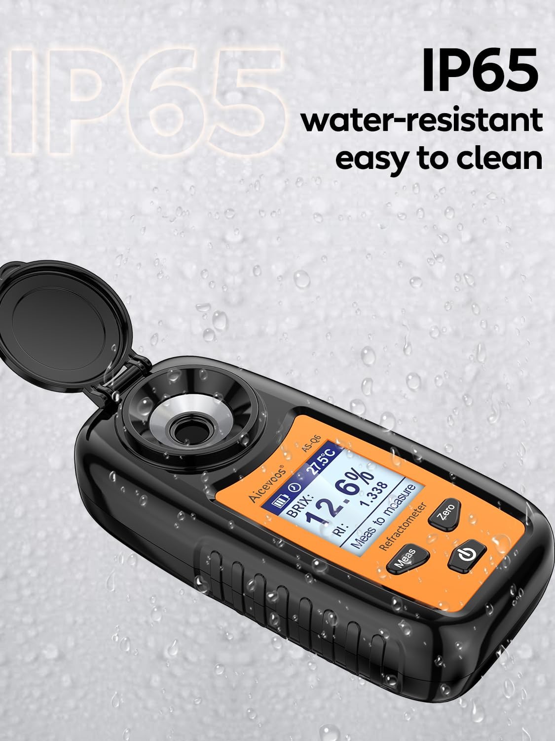 Digital Sugar Brix Refractometer brix Meter Automatic Temperature Large