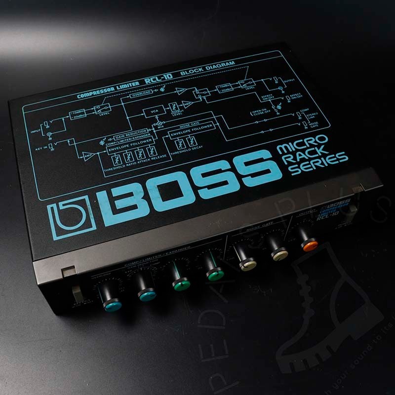 Boss RCL-10 Micro Rack Series Compressor Limiter 1985 - 1990 - Black