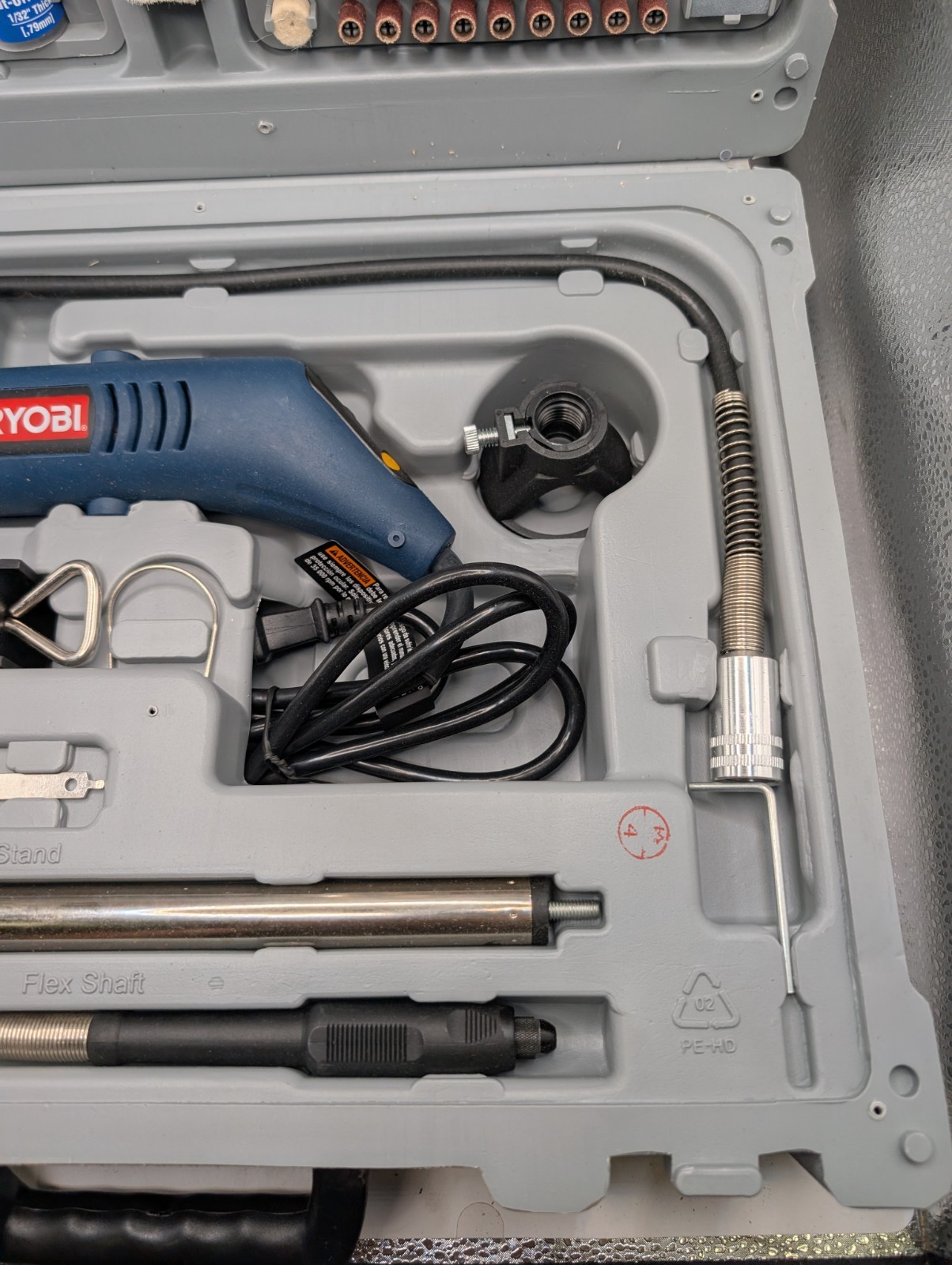 Ryobi Rotary Tool Model HT230 With Case And Accessories