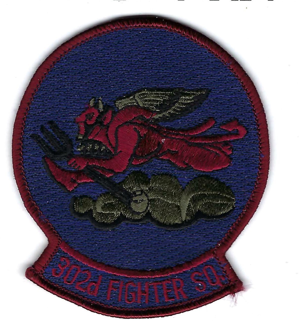 PATCH USAF 302ND FIGHTER SQ FS LUKE AFB        JT-54