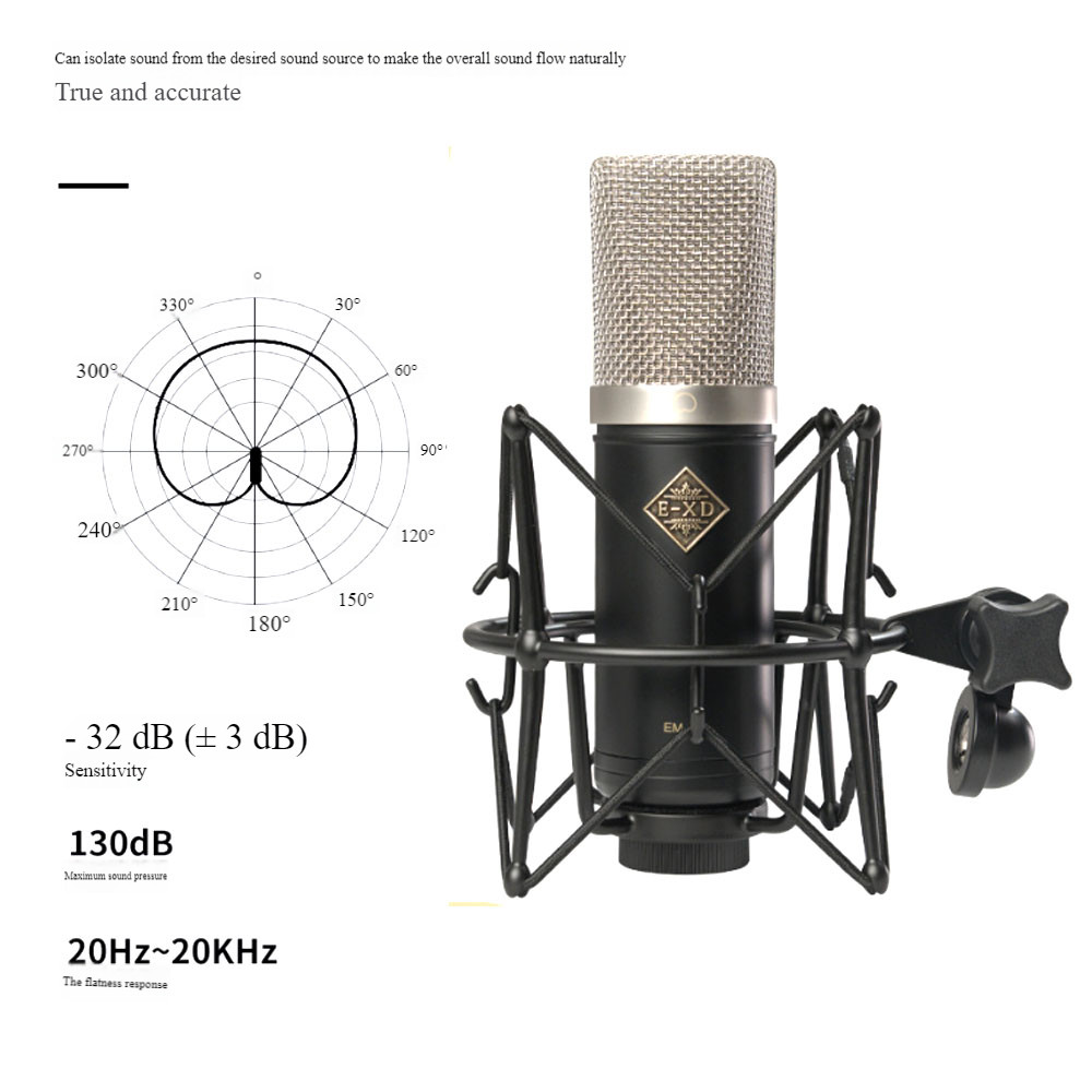 New EXD EM-900 condenser microphone, specifically designed for studios/live sing