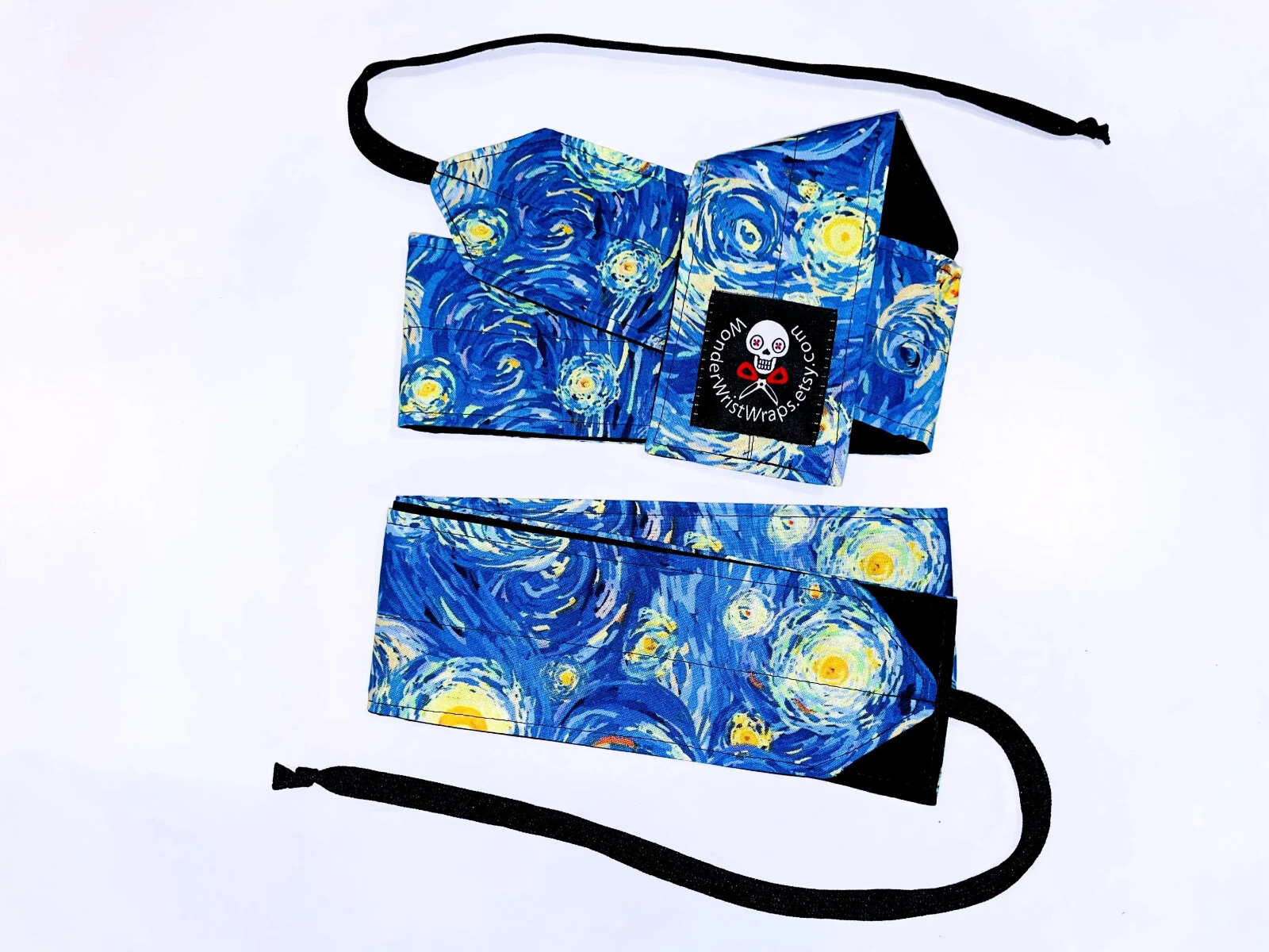 Starry Night Wrist Wraps for CrossFit, Calisthenics, Gym, Weightlifting Van Gogh
