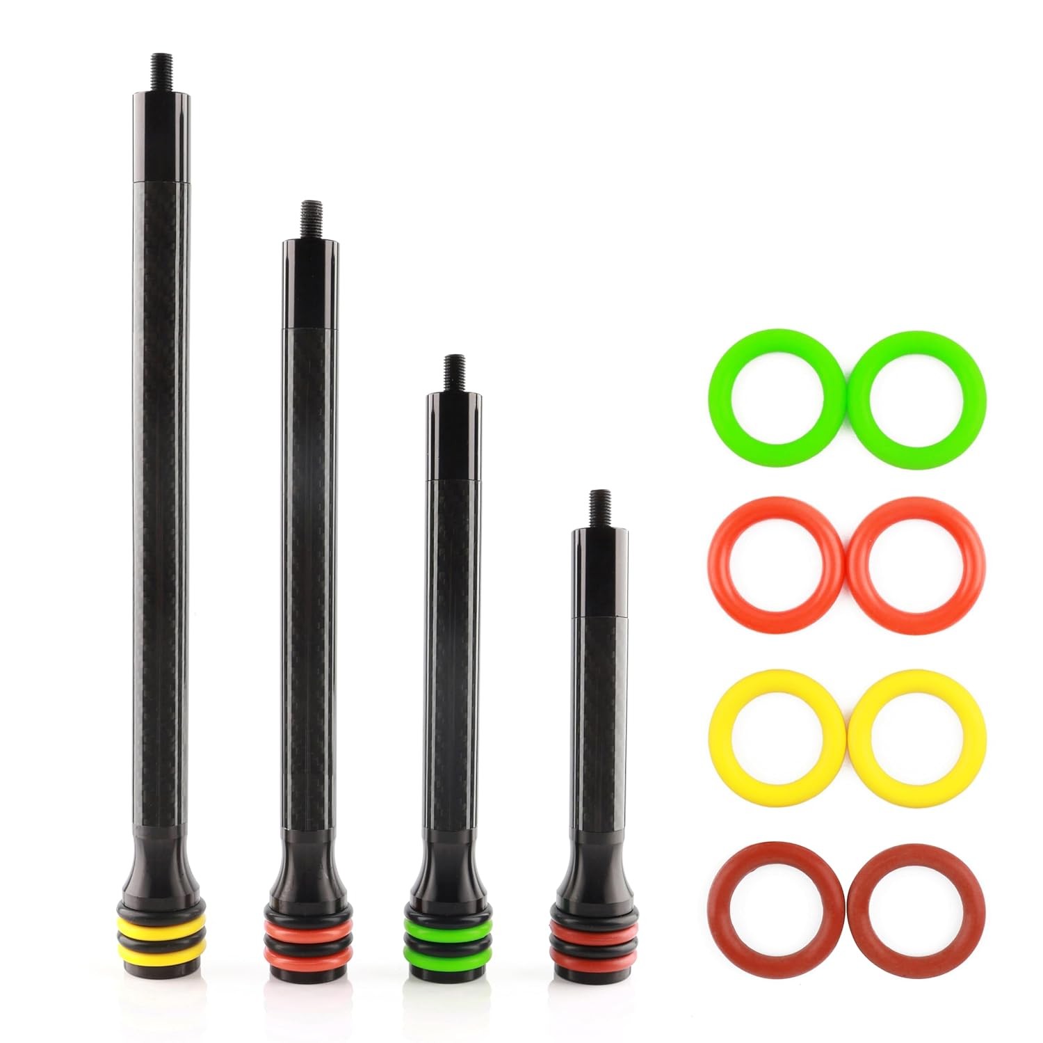 Archery Bow Stabilizer 6/8/10/12" Carbon Fiber Bow Balance Rod Bar Stabilizer