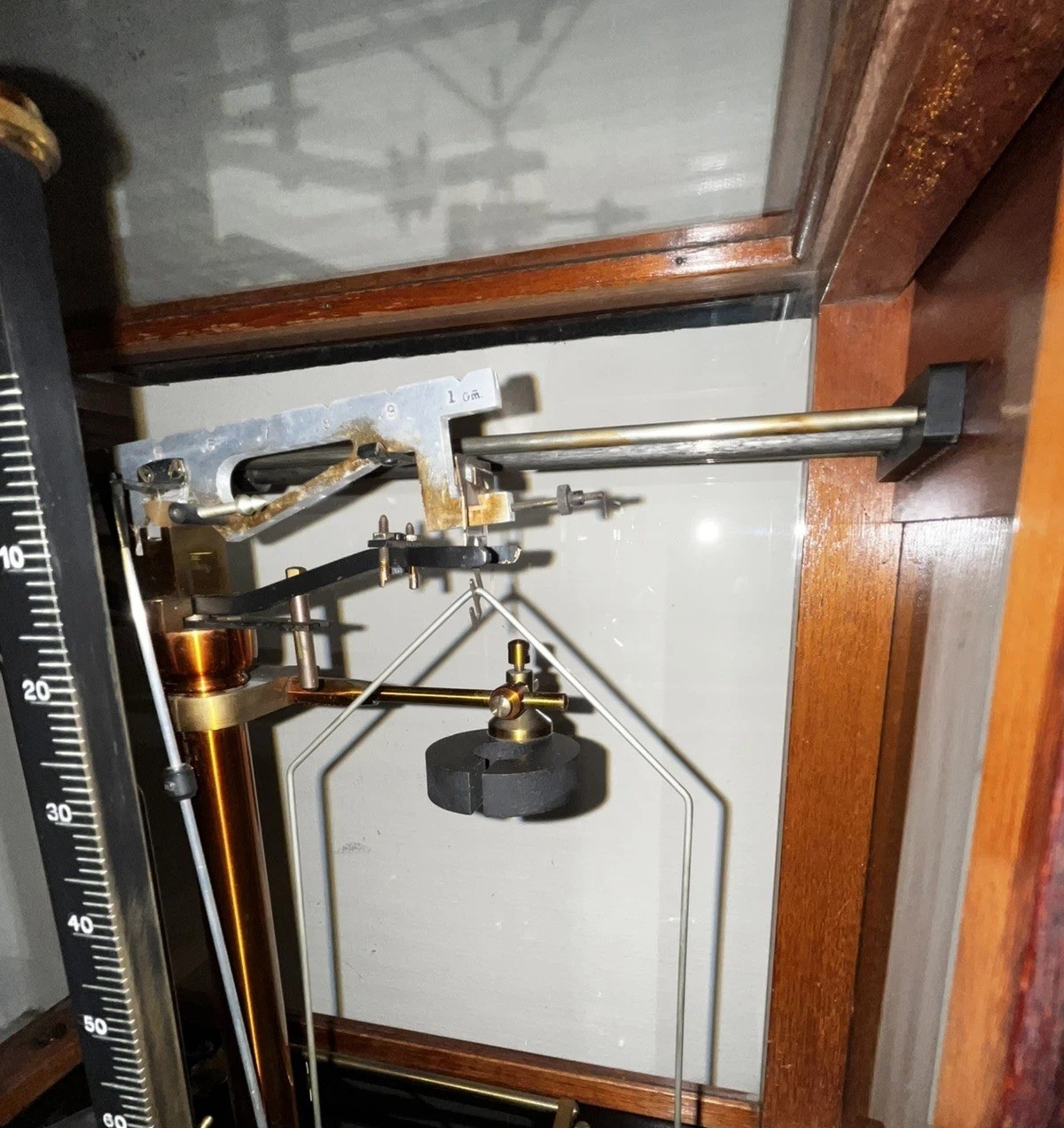 Antique Seederer-Kohlbusch Scientific Balance Scale.