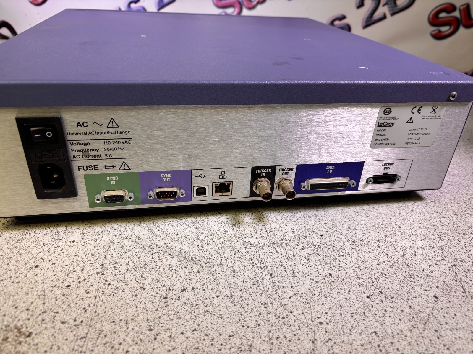 LeCroy Summit T2-16 Analyser for PCIexpress.