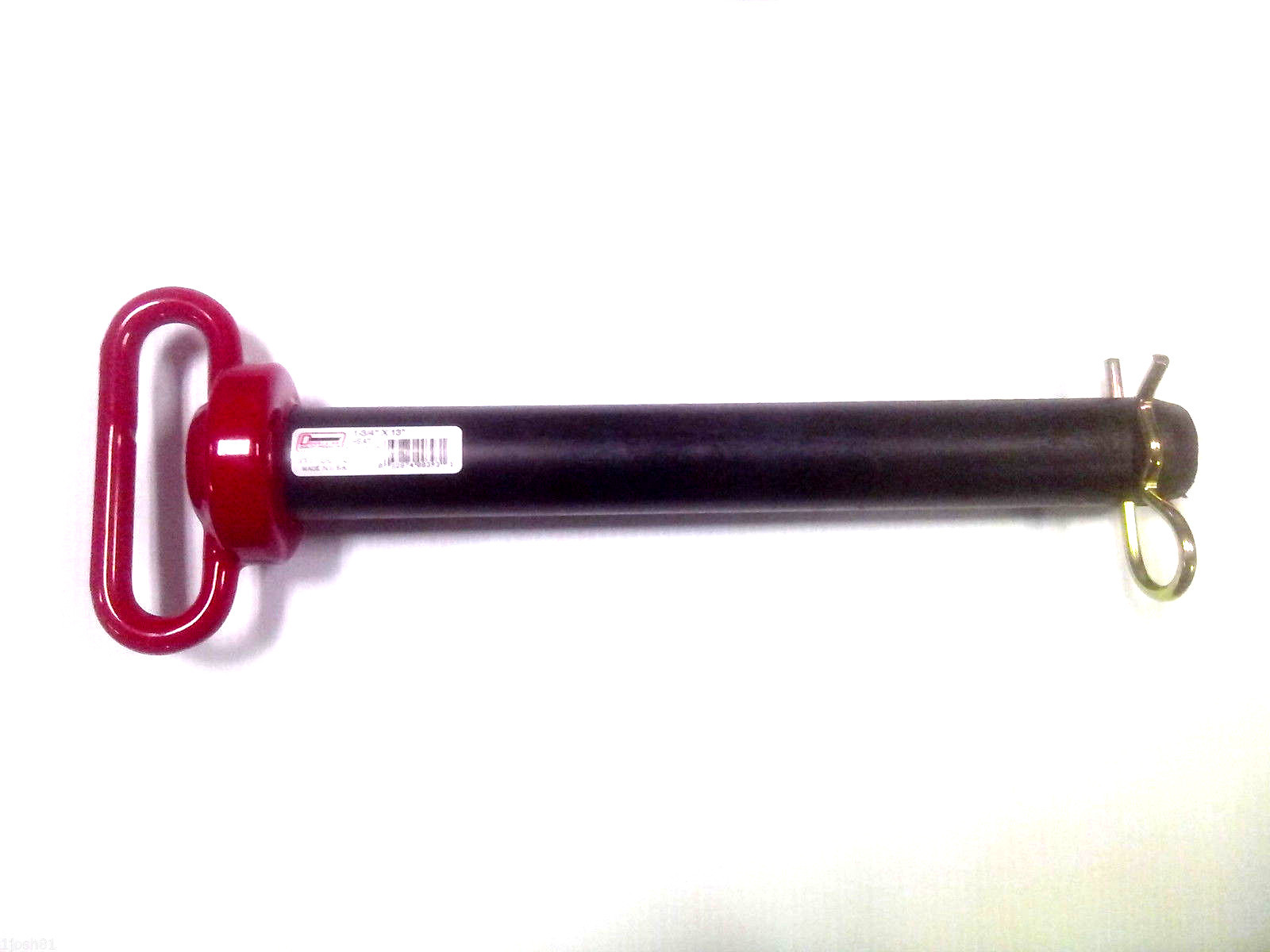 (1)1-3/4" x 13" Hitch Pin Heavy Duty Double HH - H1750-13 Red Handle MADE IN USA
