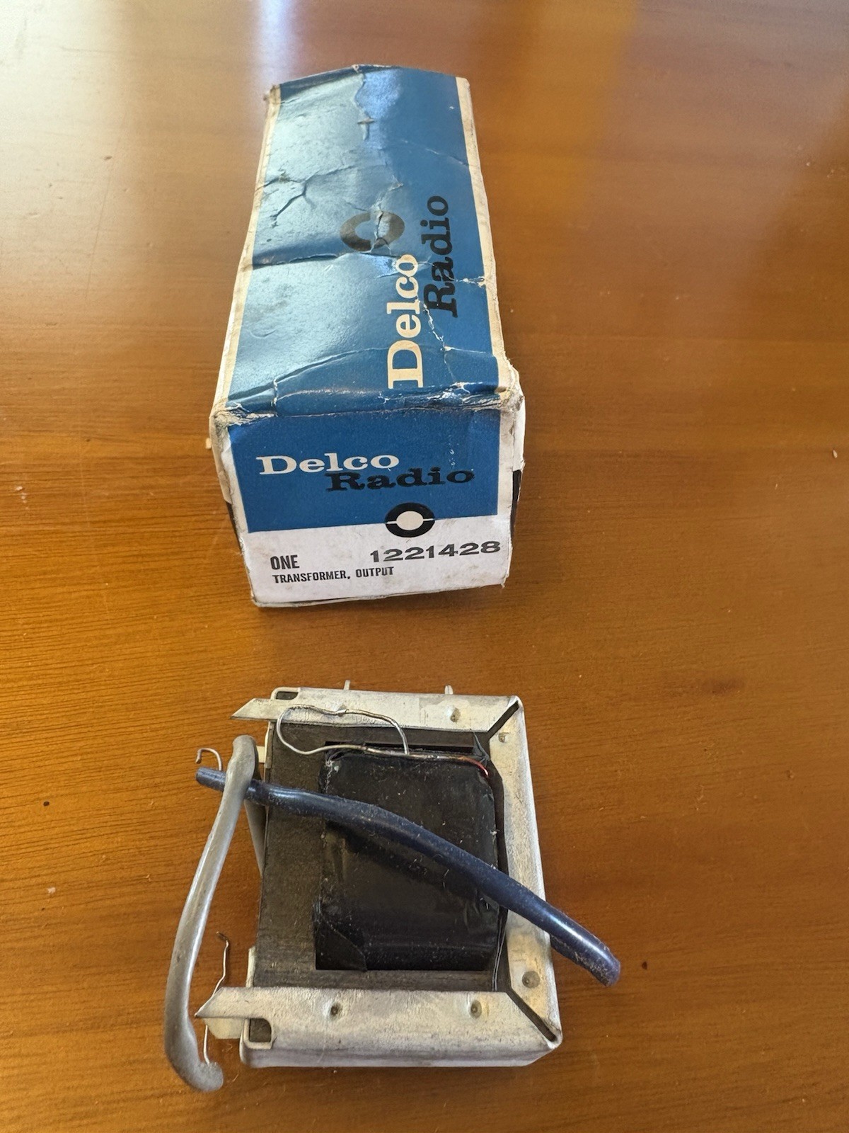 Vintage Delco Radio Transformer Output 1221428 Audio Accessory Part Repair