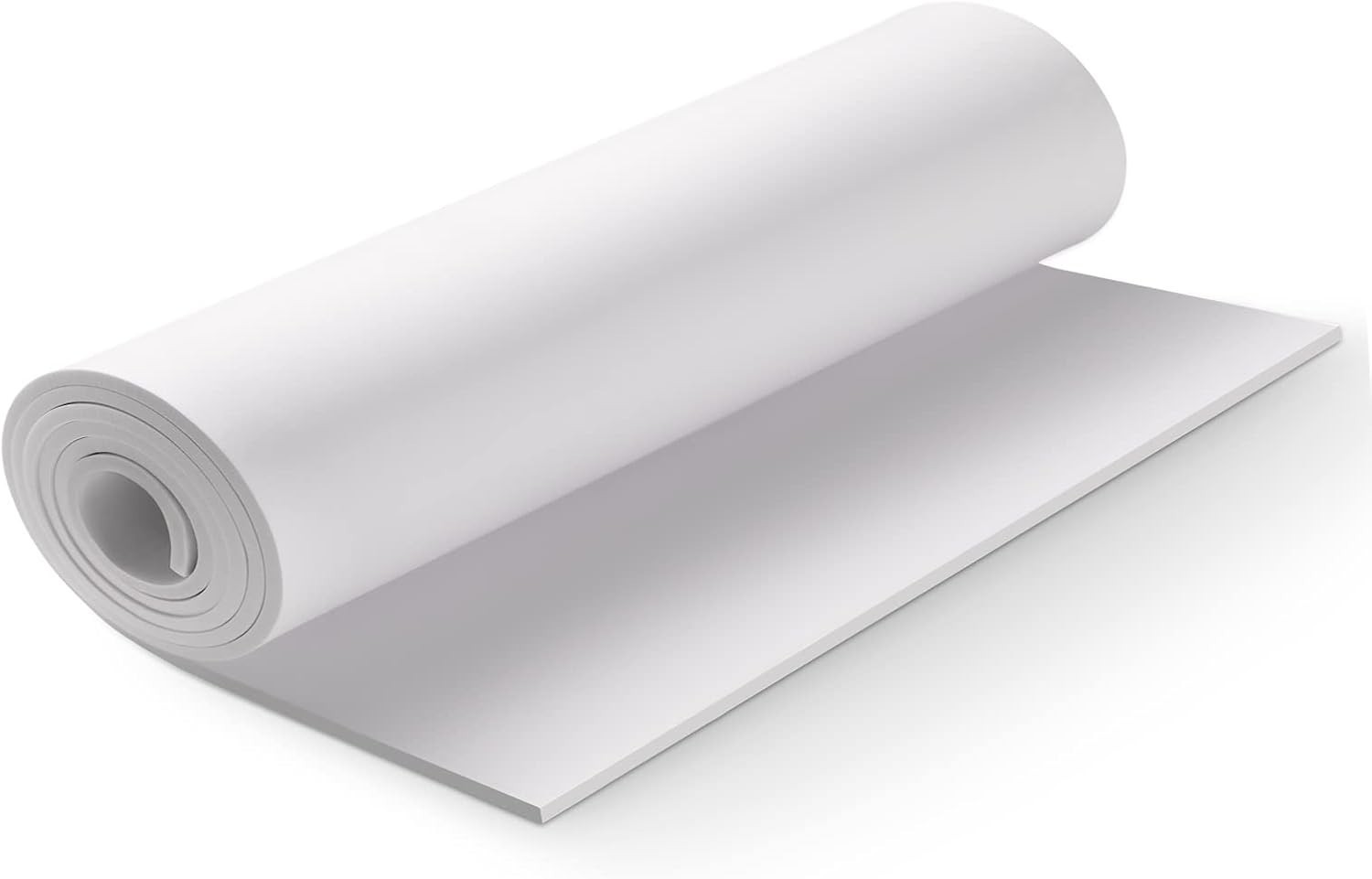 Premium Cosplay EVA Foam Sheet 3mm Thick 59x13.9 Inch White Foam Sheets Roll