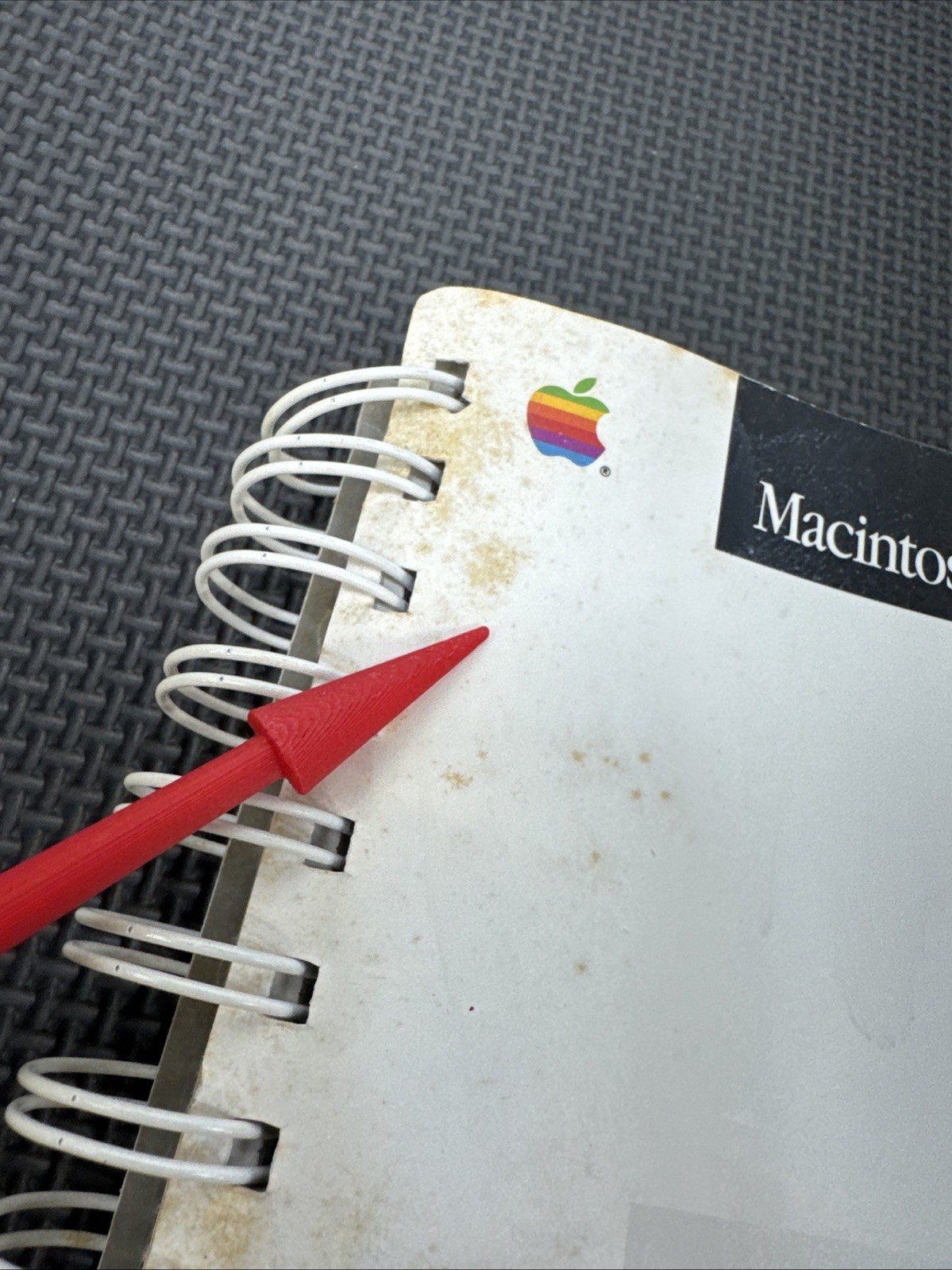 Apple Macintosh Se Owners Manual (Front Cover Damage Read)