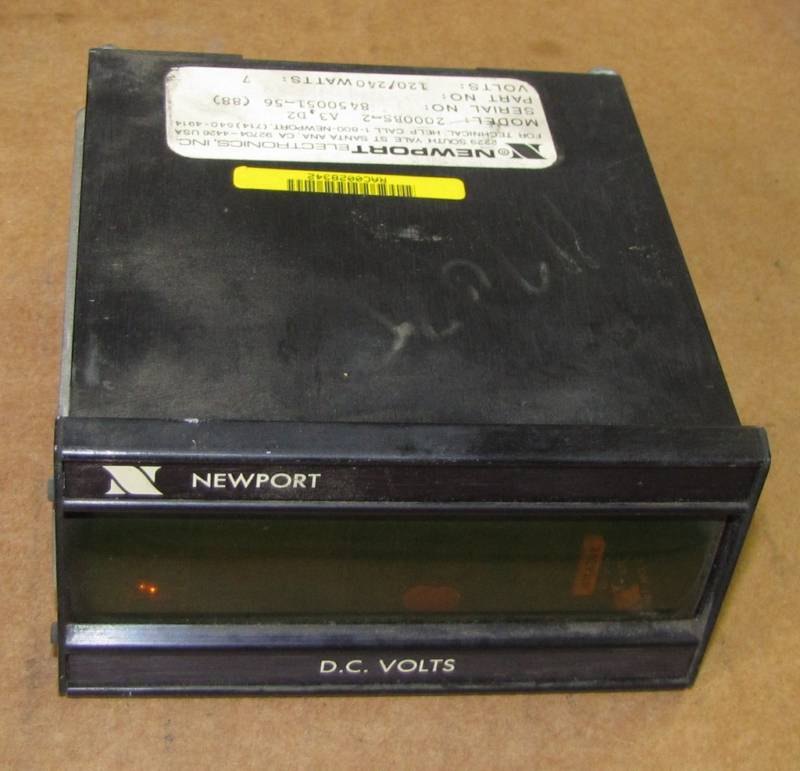 Newport Voltmeter 2000BS-2 A3,D2 120/240VAC 2000BS2