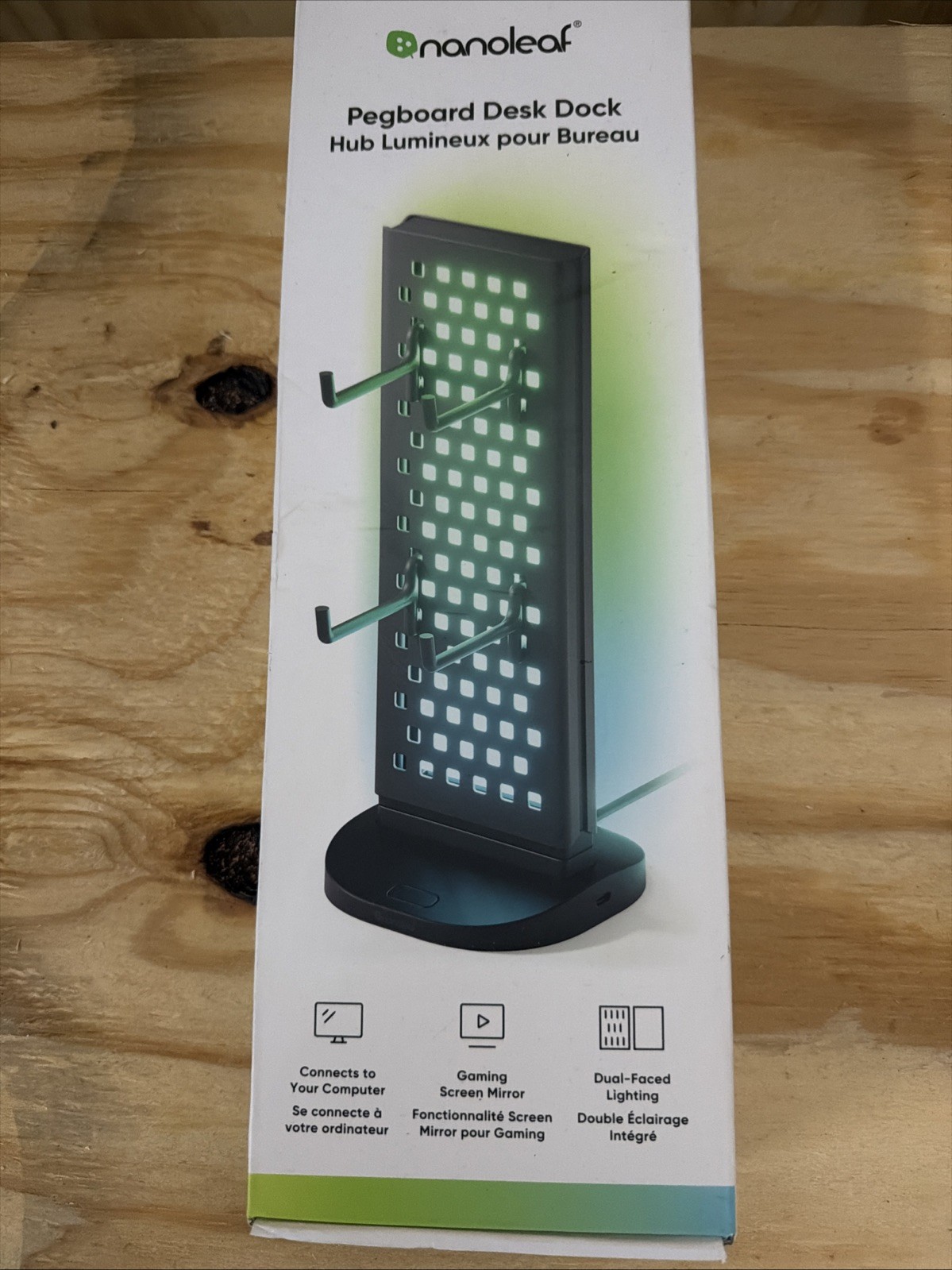 Nanoleaf Pegboard Desk Dock (N7602K03-1LB)- Brand New