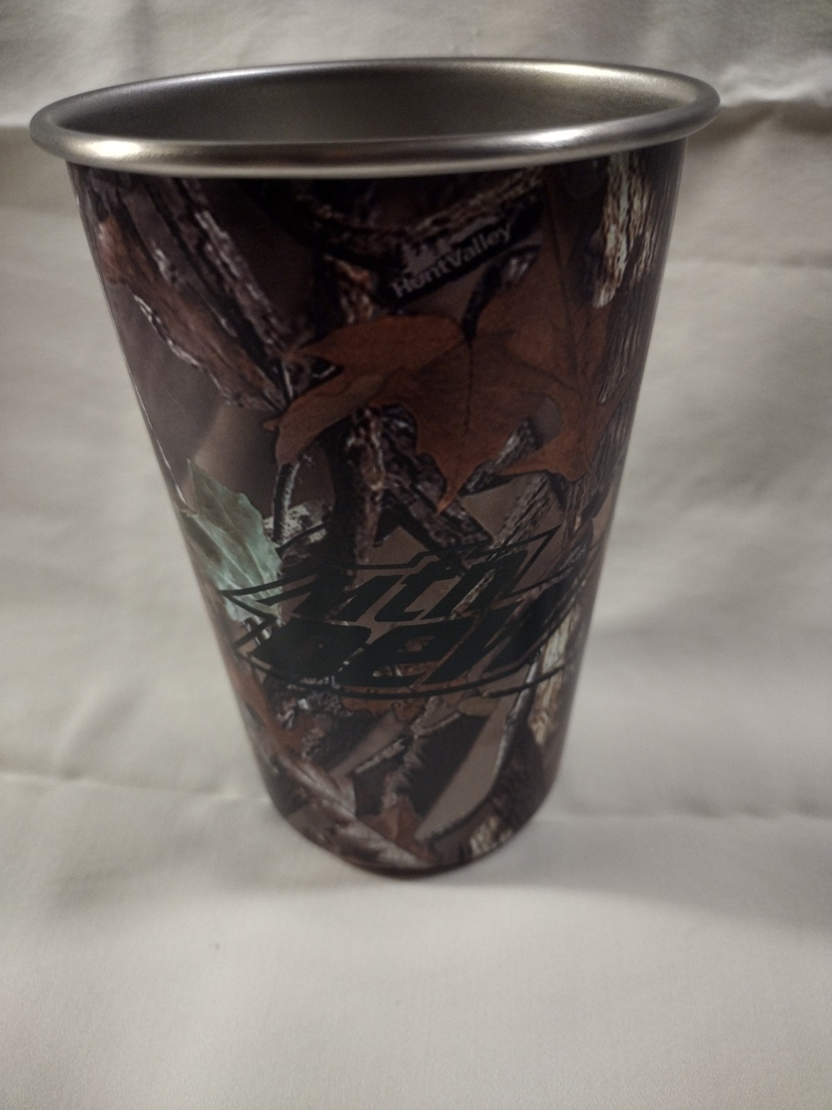 New Extremely Rare 18oz Mountain Dew Hunt Valley Stainless Steel Camo Cup Pepsi