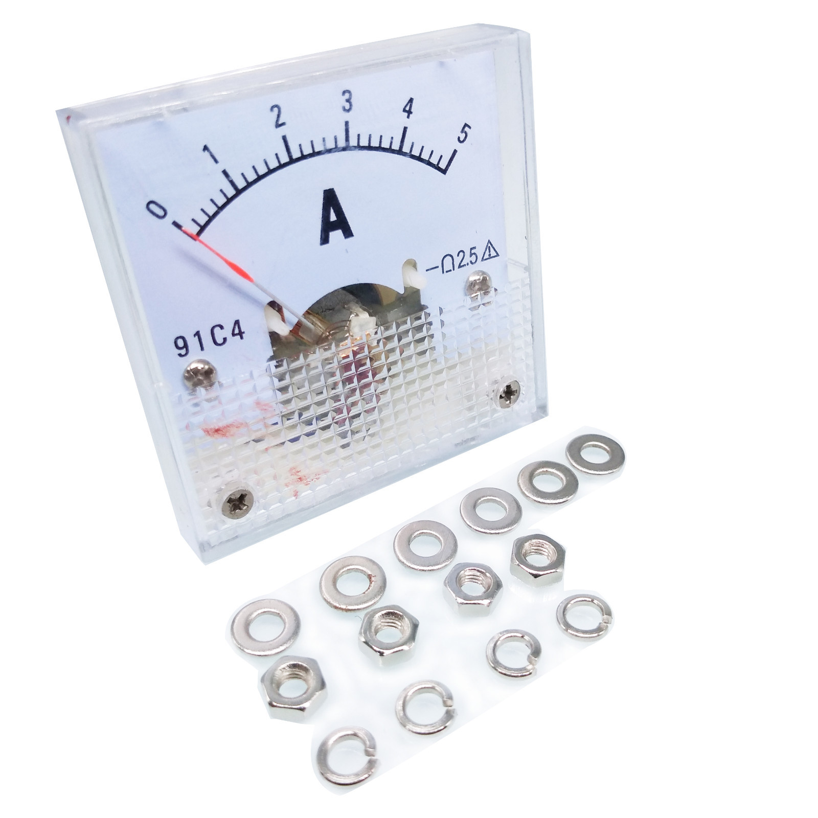 NJ STOCK DC 0 ~ 5A Analog AMP Current Pointer Needle Panel Meter Ammeter 91C4