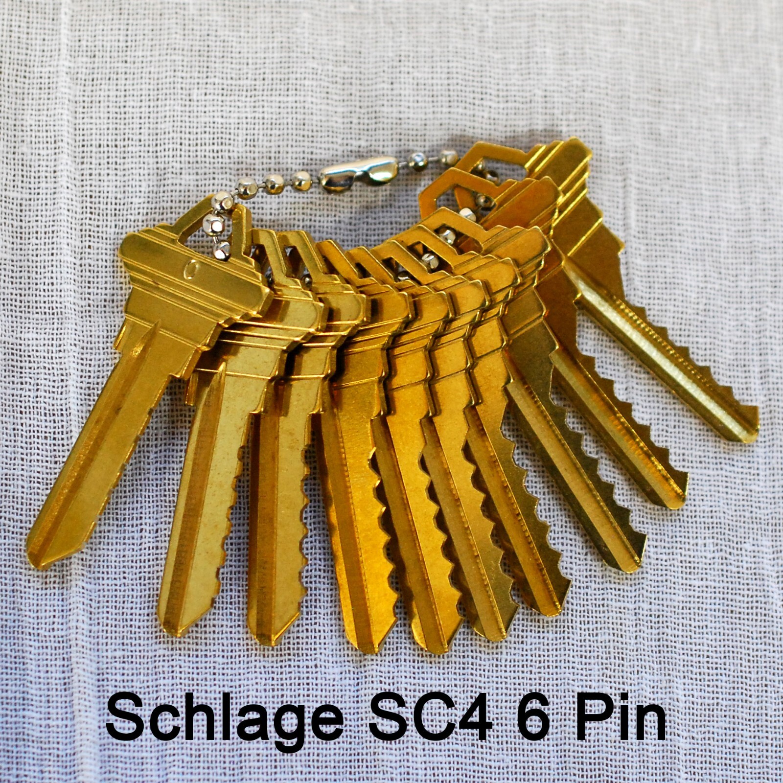 🔑 Schlage SC4 ~ 6 Pin Space and Depth Key Set~ DSD#060, C45