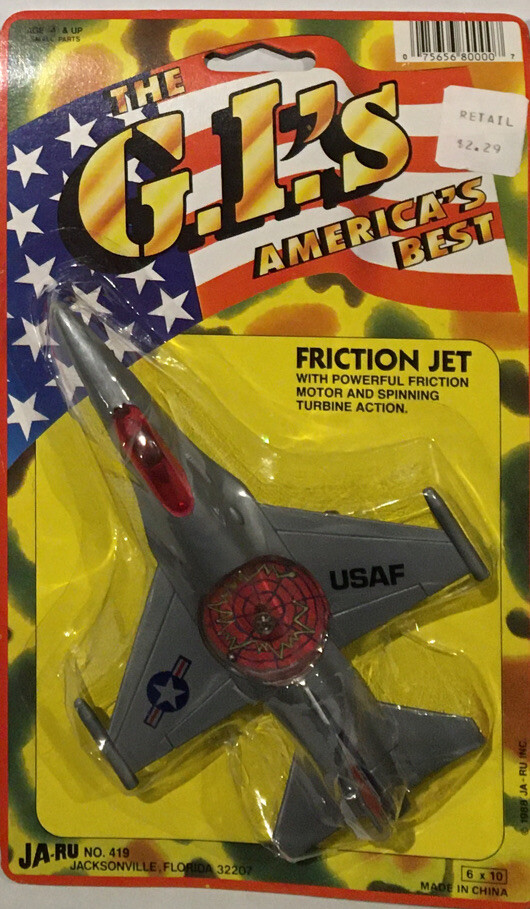 1988 RARE JA-RU Lot Friction Jet, Strike Force & Tank Attack GI’s America’s Best