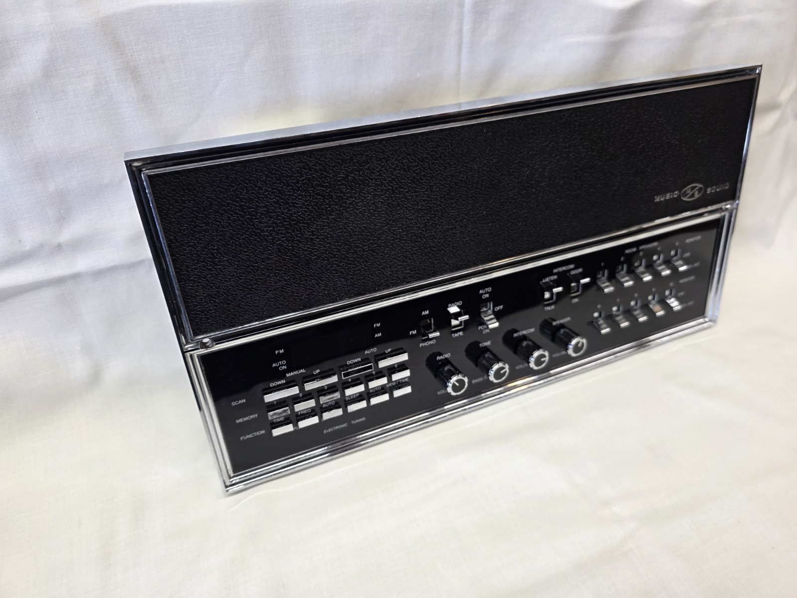 M&S Rebuilt N350 Silver and Black Intercom Master