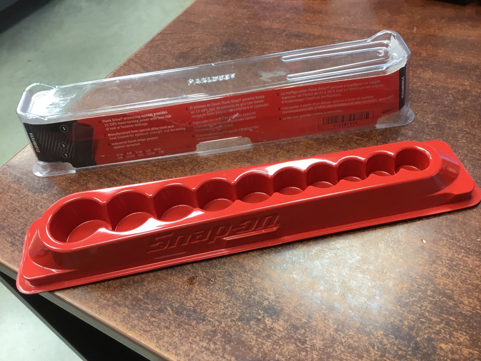 MAGNETIC TRAY ONLY Snap-On Tools 3/8 Inch Semi Deep 210IMFSYA Plastic Tray & Lid
