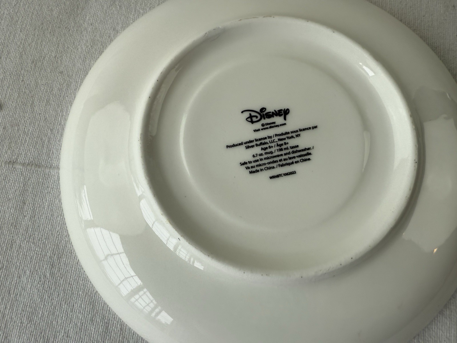 The Nightmare Before Christmas Jack Skellington replacement Saucer only NO CUP