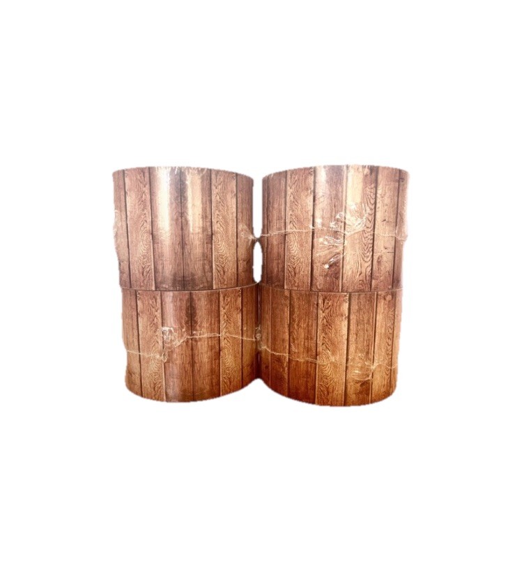 CEIBA TREE Bulletin Board Border Wood Look 4-Pack 144ft Non Adhesive Classroom