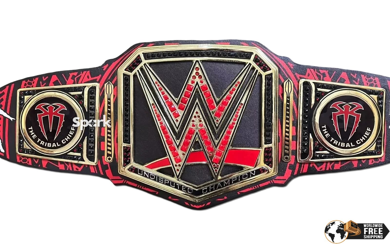 Undisputed Title 1,316 Days Championship Replica Title Belt 4mm Zinc Adult Size