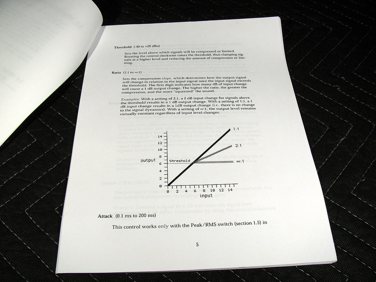 Alesis 3630 Compressor / Limiter Reference Manual