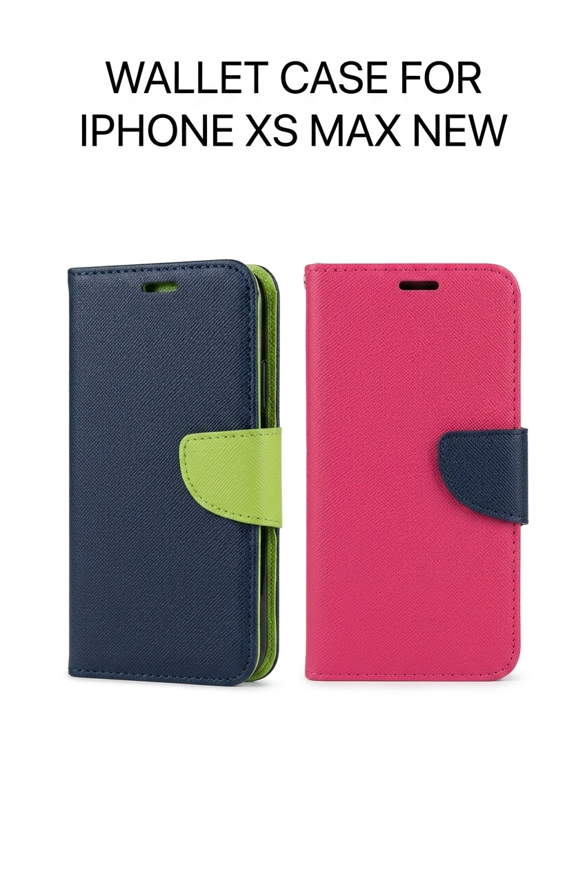 For Apple iPhone XS MAX - Case PU Leather - NEW - Fast Ship