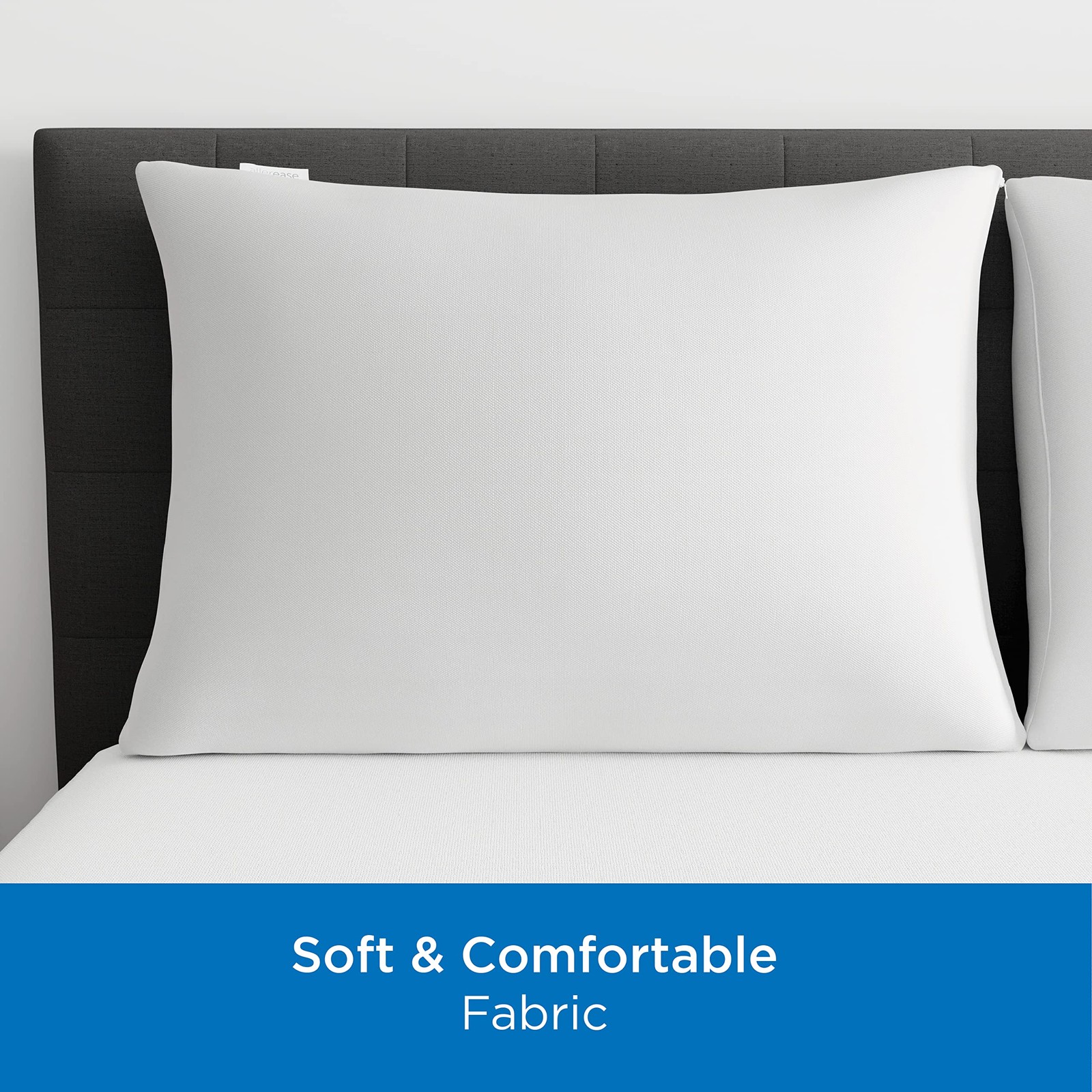 Set of 2 Standard/Queen AllerEase Pillow Protectors - Moisture Wicking, Advan...