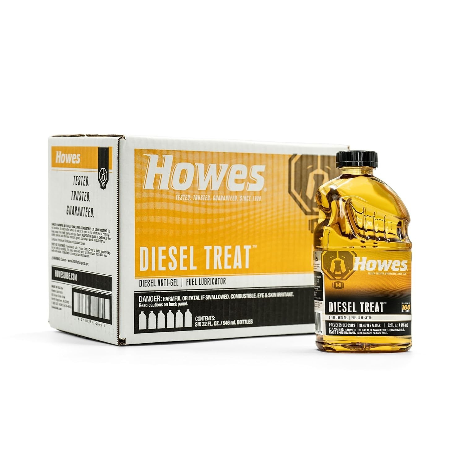 Howes Diesel Treat 32-Ounce Anti-Gel and Diesel Fuel Lubricator Casepack Six 32o