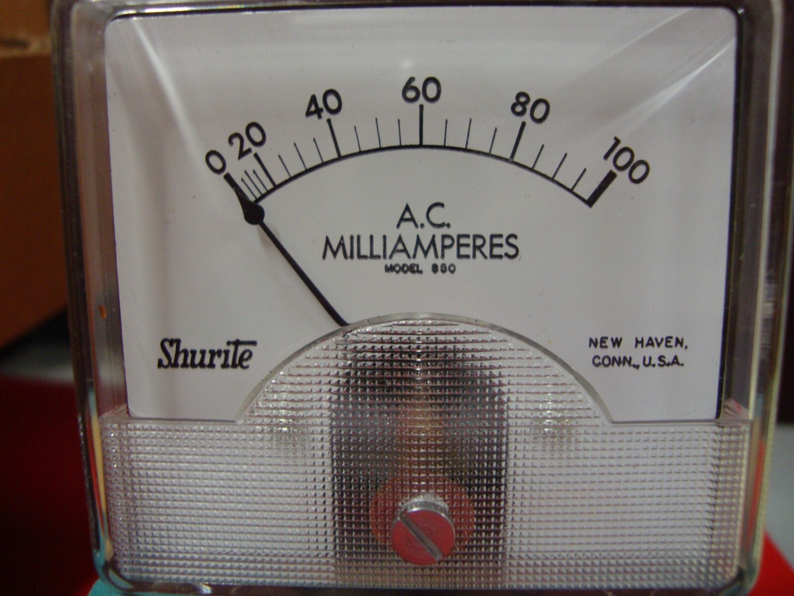 8603-Z SHURITE PANEL METER 0-100 AC MA MODEL 850