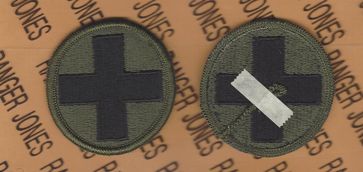 US Army 33rd Infantry Division OD Green Black BDU ~2.5" patch m/e