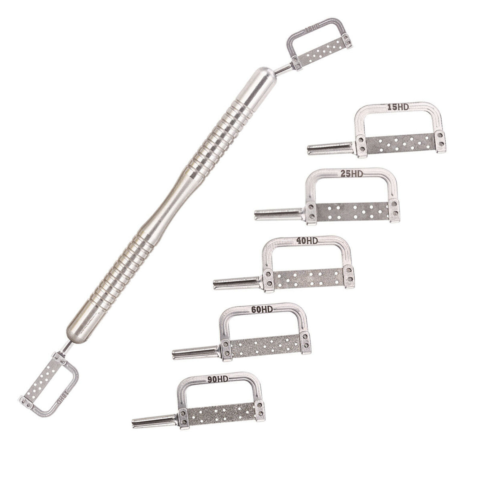 Dental Orthodontic Interproximal Enamel Reduction IPR Strips 15-90HD/ IPR Handle