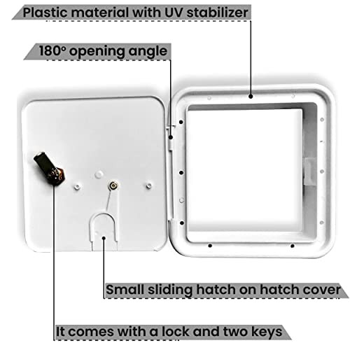| RV Electrical Cable Hatch Lock with Key | RV Cable Hatch Lock with Key | RV