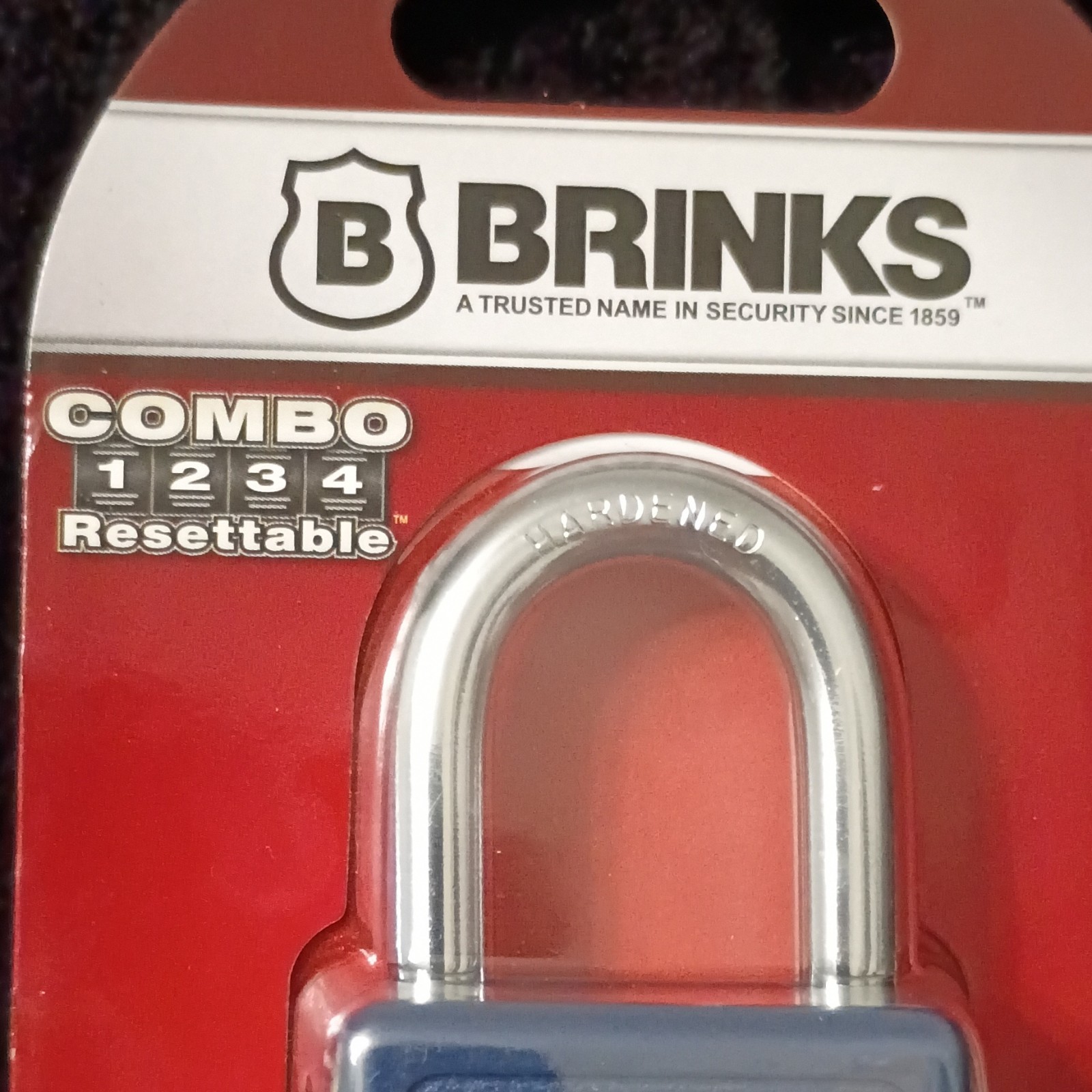 Brinks combination padlock