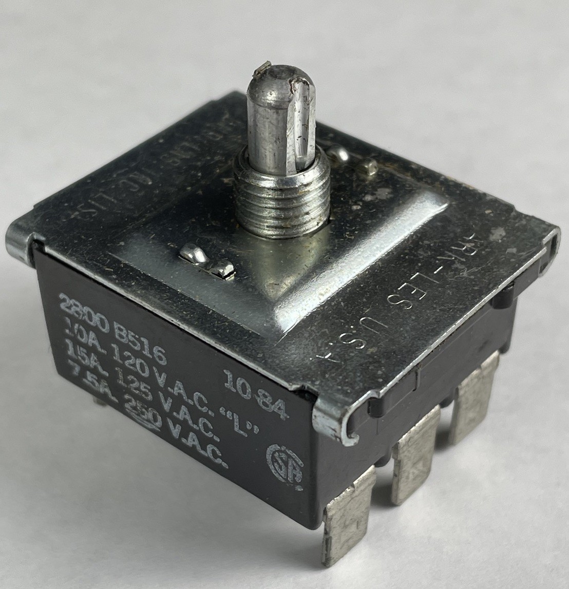 Bunn 01053.1000 SWITCH, ROTARY-OFF-LO-MED-HI 01053.0000 (33344.0000) NEW OEM