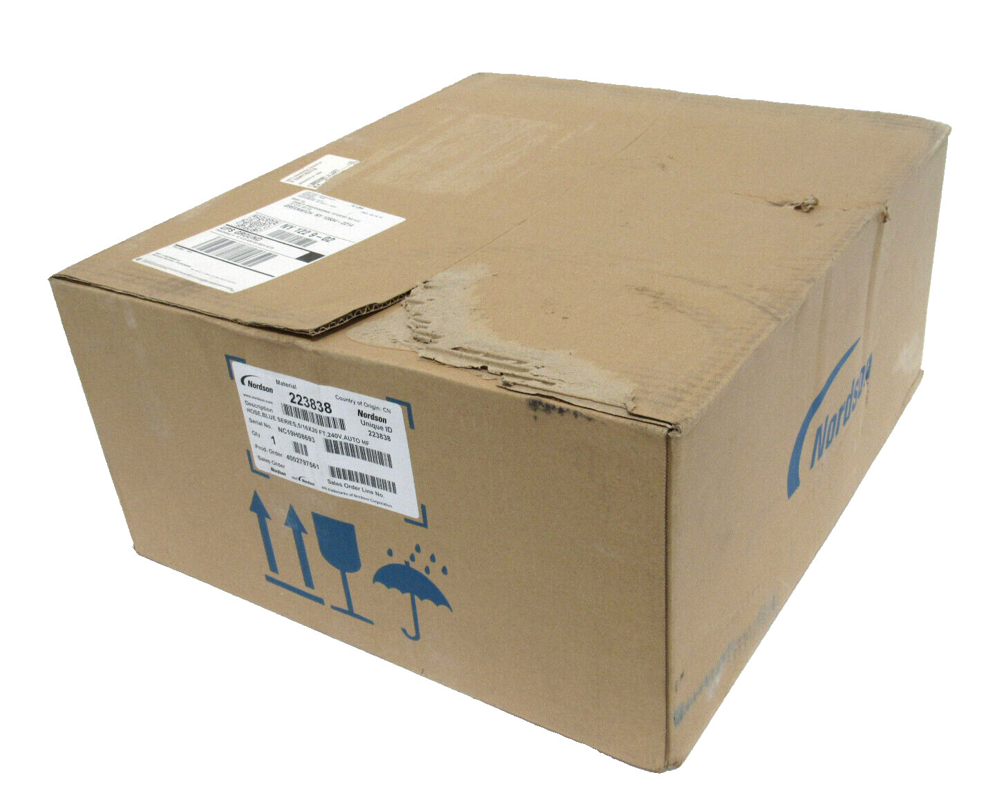 NEW NORDSON 223838 HOT MELT HOSE BLUE SERIES 5/16"x20' 240V 4002797561