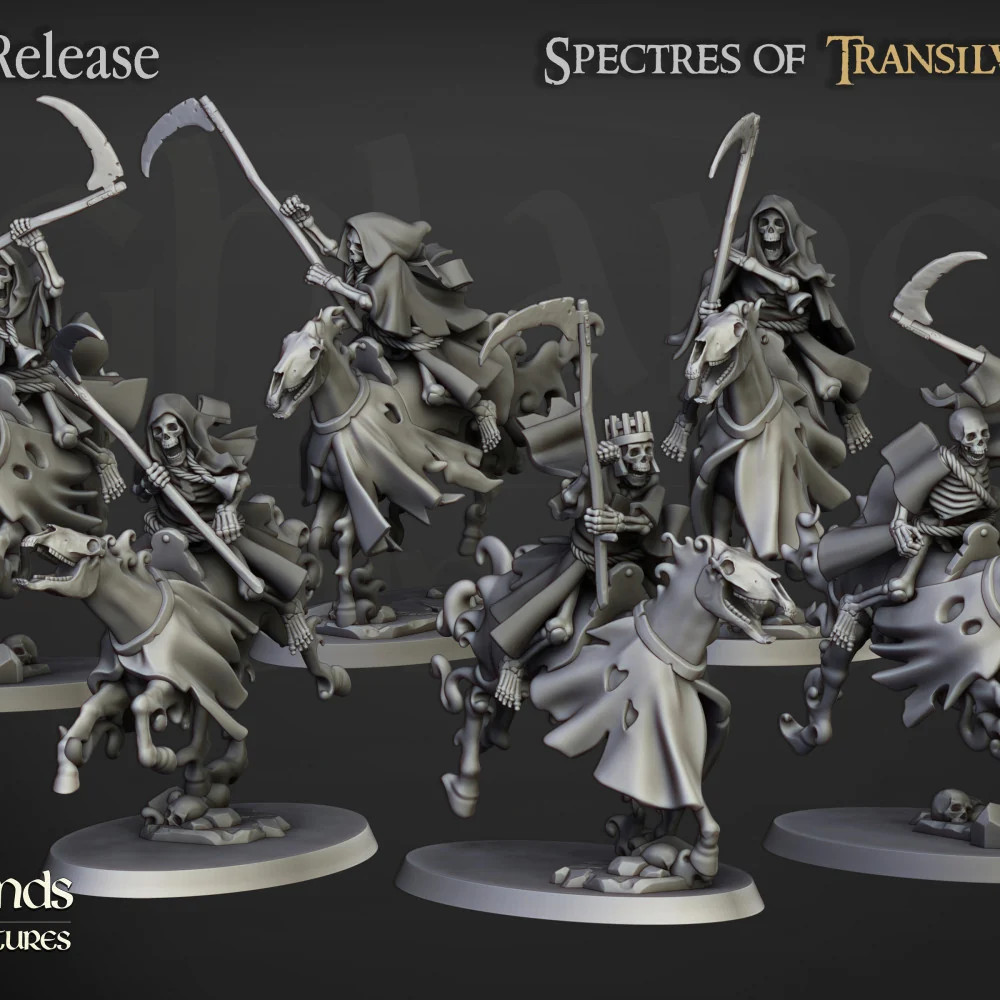 Spectral Cavalry - Resin Tabletop Miniature